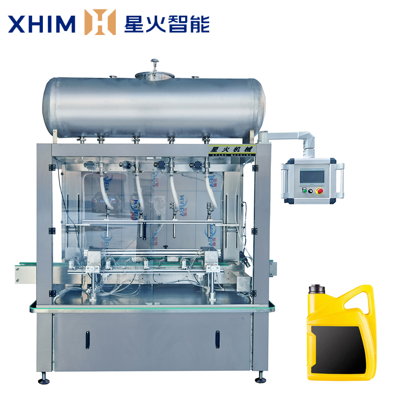 自動化四頭稱重灌裝機(jī)-液體智能灌裝設(shè)