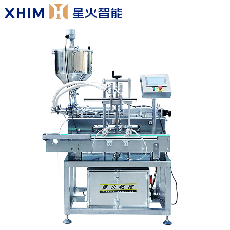 小型膏體灌裝機(jī)-雙頭自動(dòng)灌裝機(jī)