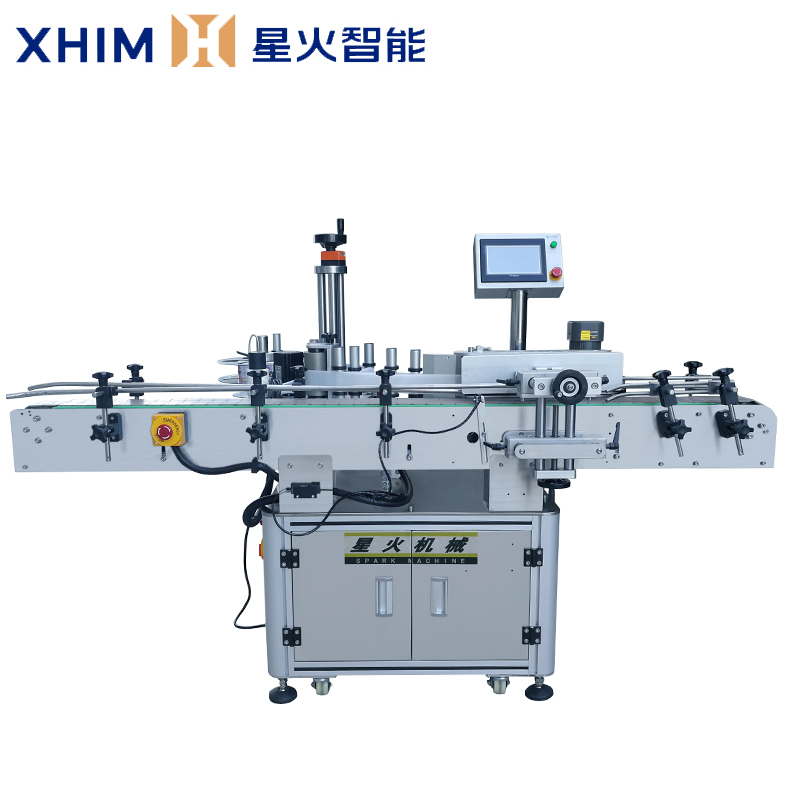 自動化圓瓶定位貼標(biāo)機-多功能打印貼標(biāo)